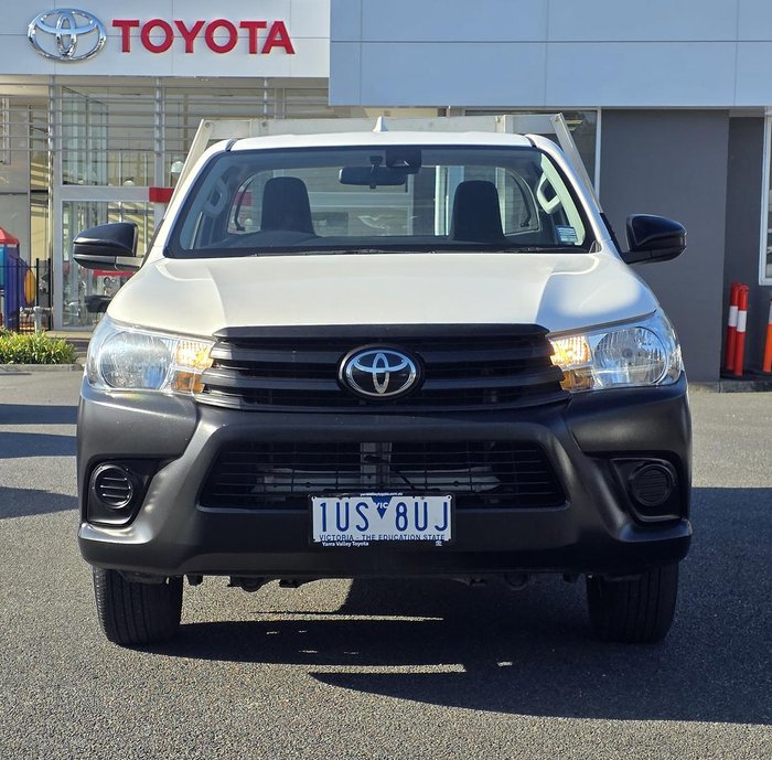 2021 Toyota Hilux Workmate TGN121R 4x2 Glacier White