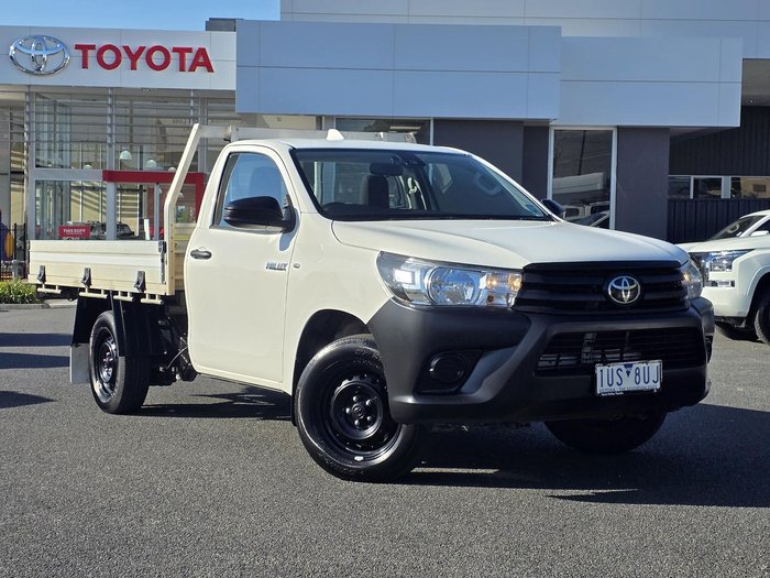 2021 Toyota Hilux Workmate TGN121R 4x2 Glacier White