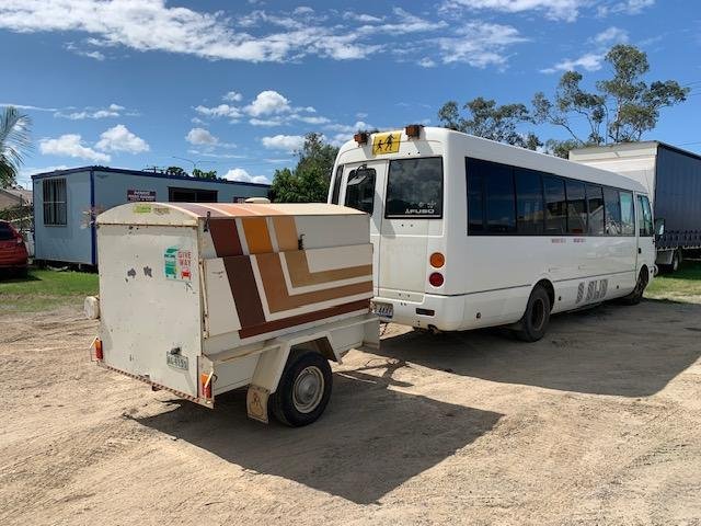 2007 Mitsubishi Rosa 24 Seater Bus And Trailer