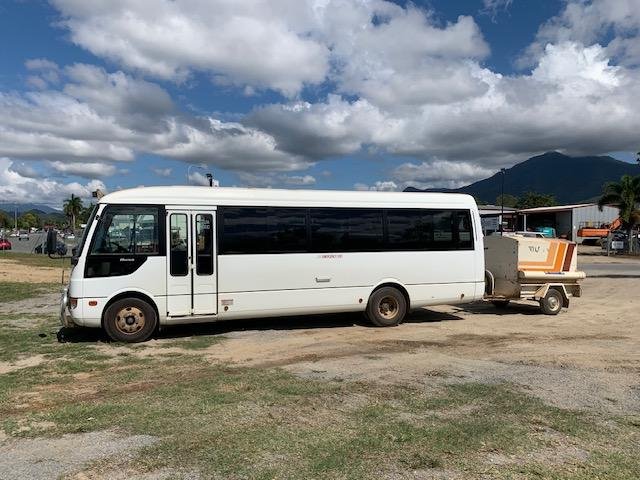 2007 Mitsubishi Rosa 24 Seater Bus And Trailer