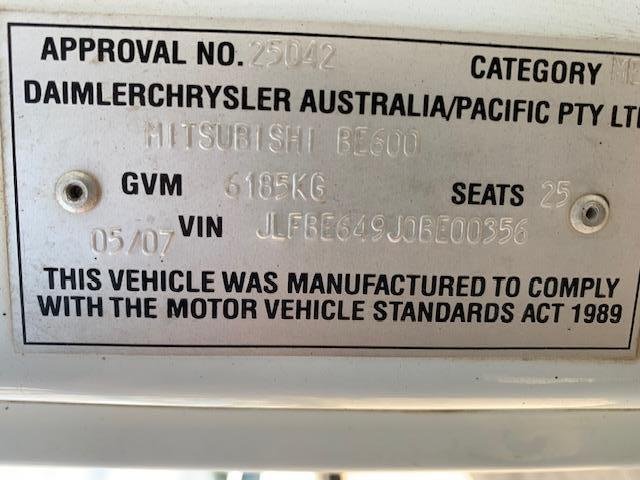 2007 Mitsubishi Rosa 24 Seater Bus And Trailer