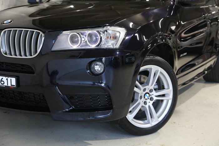 2013 BMW X3 xDrive30d F25 MY13.5 4X4 Constant Deep Sea Blue