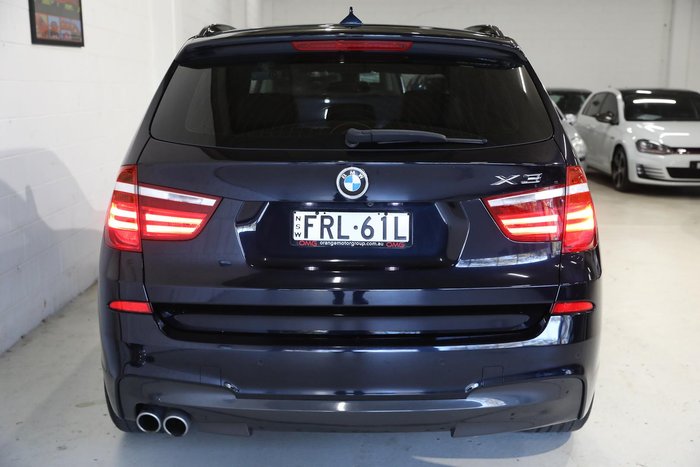 2013 BMW X3 xDrive30d F25 MY13.5 4X4 Constant Deep Sea Blue