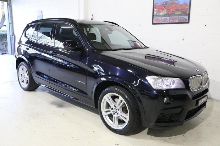 2013 BMW X3 xDrive30d F25 MY13.5 4X4 Constant Deep Sea Blue