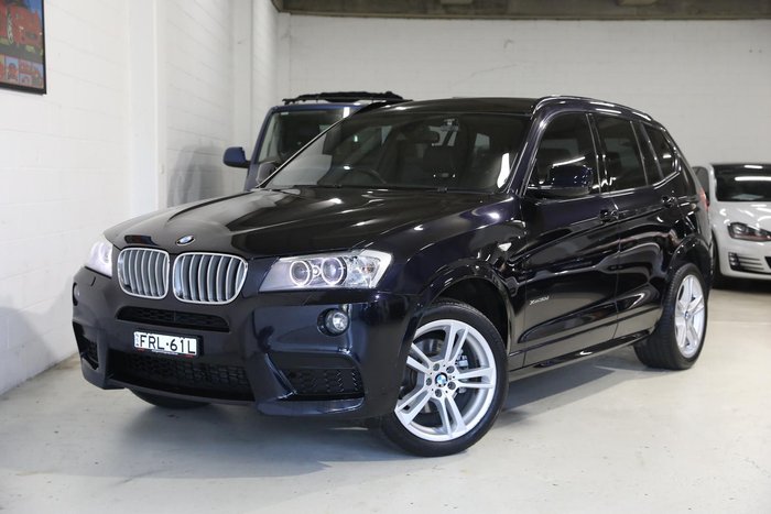 2013 BMW X3 xDrive30d F25 MY13.5 4X4 Constant Deep Sea Blue