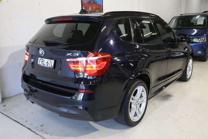 2013 BMW X3 xDrive30d F25 MY13.5 4X4 Constant Deep Sea Blue