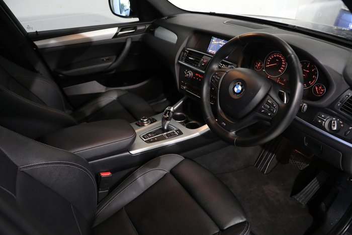 2013 BMW X3 xDrive30d F25 MY13.5 4X4 Constant Deep Sea Blue