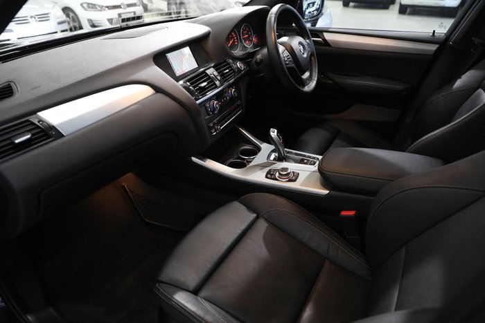 2013 BMW X3 xDrive30d F25 MY13.5 4X4 Constant Deep Sea Blue