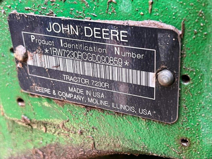 2016 John Deere 7230R
