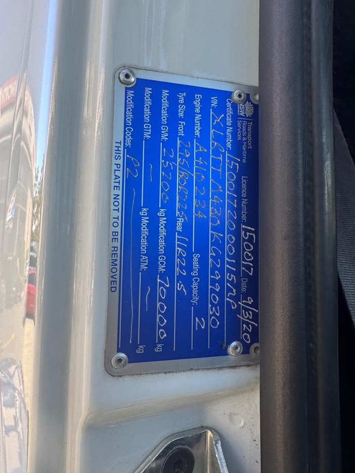 2020 DAF Cf 530 Prime Mover CF530 PRIME MOVER