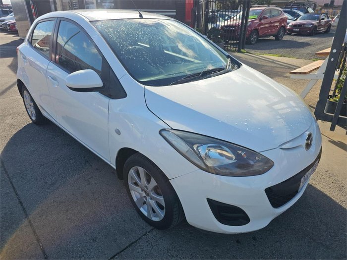 2013 Mazda 2 Neo DE Series 2 MY13 Crystal White Pearl