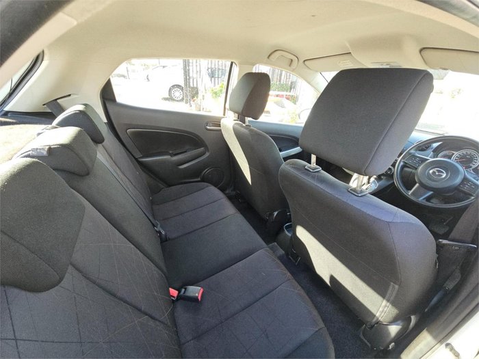 2013 Mazda 2 Neo DE Series 2 MY13 Crystal White Pearl