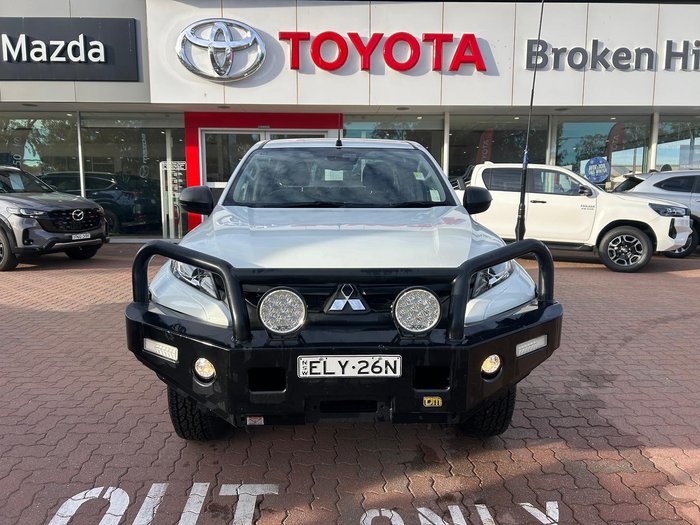 2021 Mitsubishi Triton GLX+ MR MY21 4X4 Dual Range White