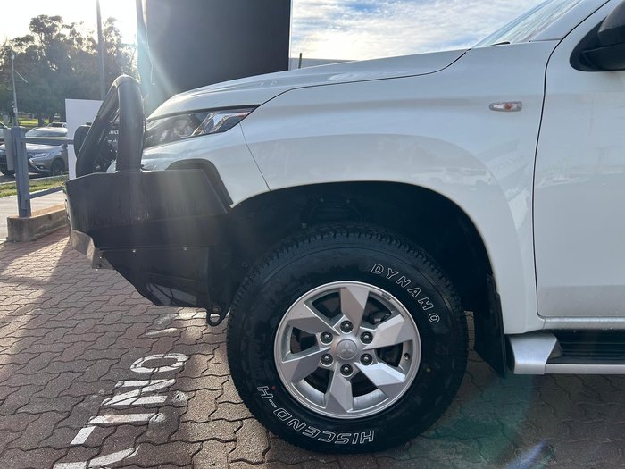 2021 Mitsubishi Triton GLX+ MR MY21 4X4 Dual Range White