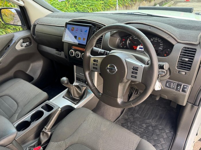 2012 Nissan Navara ST D40 Series 6 4X4 Dual Range Arctic White