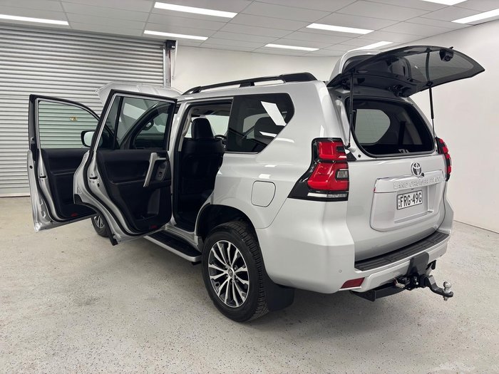2023 Toyota Landcruiser Prado Kakadu GDJ150R 4X4 Dual Range Silver Pearl