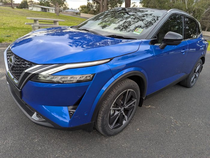 2024 Nissan QASHQAI Ti J12 MY24 Magnetic Blue with Pearl Black Roof