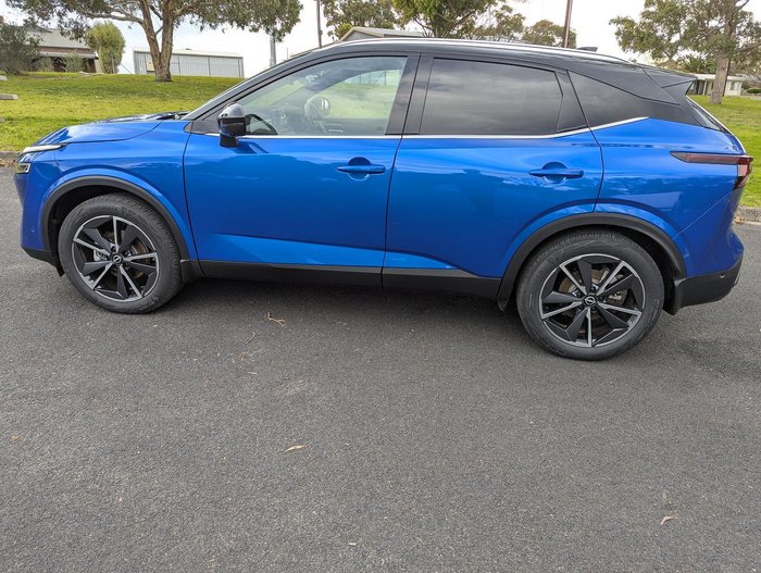 2024 Nissan QASHQAI Ti J12 MY24 Magnetic Blue with Pearl Black Roof