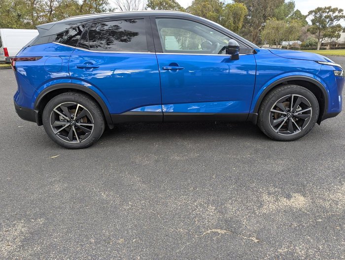 2024 Nissan QASHQAI Ti J12 MY24 Magnetic Blue with Pearl Black Roof