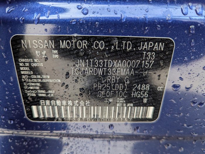 2024 Nissan X-TRAIL ST-L T33 MY24 Caspian Blue