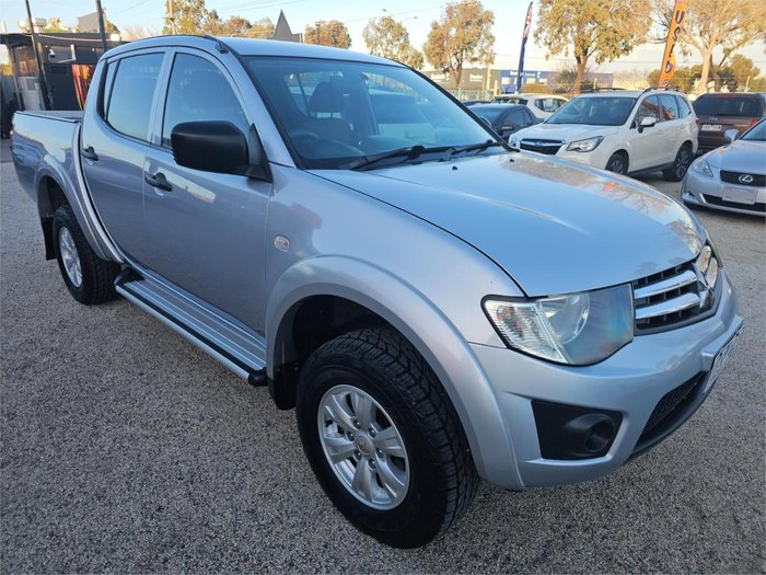 2015 Mitsubishi Triton GLX MN MY15 4X4 Dual Range Cool Silver
