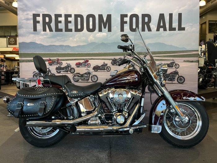 2005 Harley-davidson FLSTCI HERITAGE S/TAIL CLASSIC BLACK CHERRY