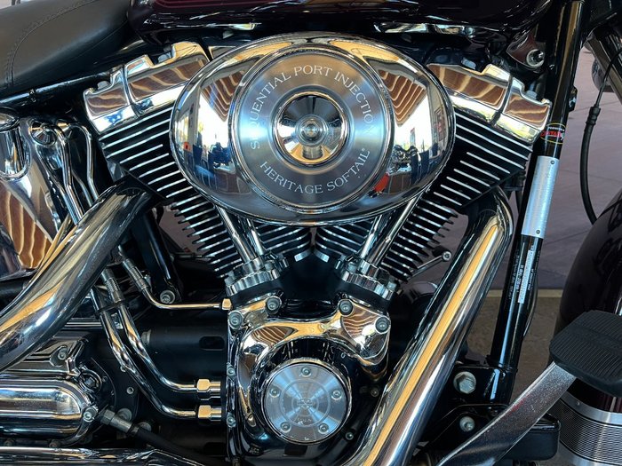 2005 Harley-davidson FLSTCI HERITAGE S/TAIL CLASSIC BLACK CHERRY