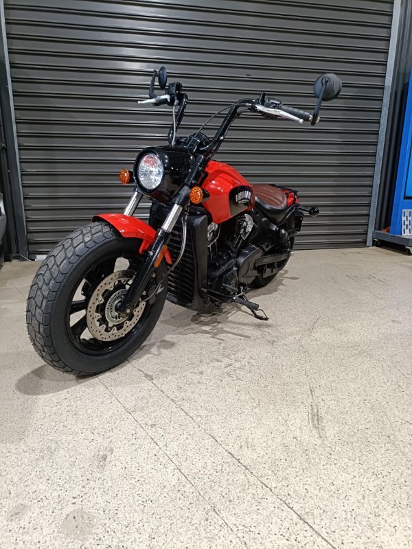 2021 INDIAN SCOUT BOBBER RED RED