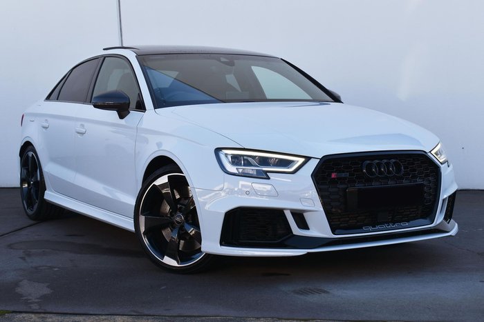 2020 Audi RS3 Carbon Edition 8V MY20 Four Wheel Drive Glacier White