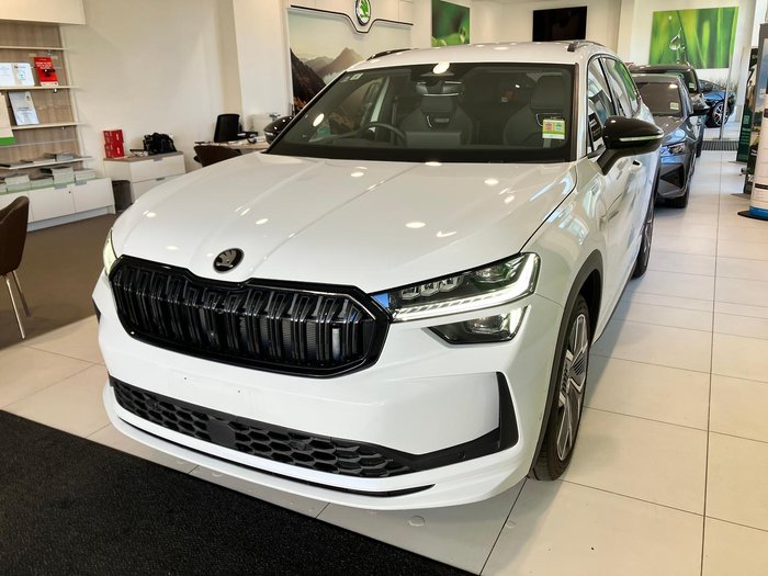 2025 SKODA Kodiaq 140TSI Sportline PS MY25 4X4 Moon White