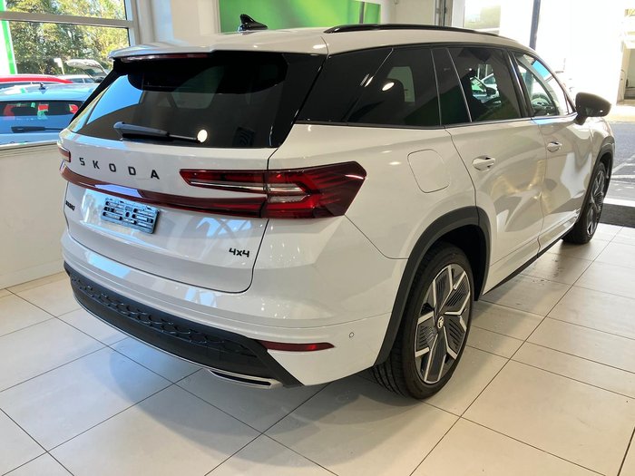 2025 SKODA Kodiaq 140TSI Sportline PS MY25 4X4 Moon White