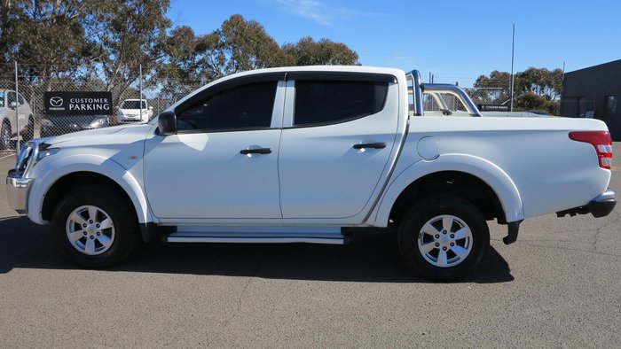 2016 Mitsubishi Triton GLX MQ MY16 4X4 Dual Range White