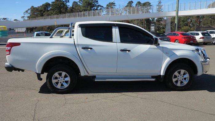2016 Mitsubishi Triton GLX MQ MY16 4X4 Dual Range White
