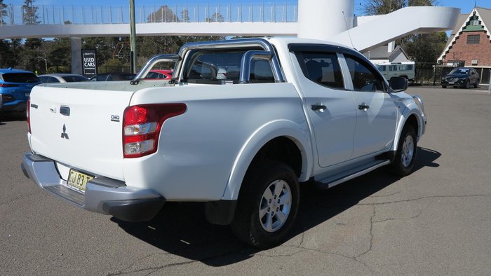 2016 Mitsubishi Triton GLX MQ MY16 4X4 Dual Range White