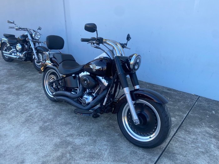 2014 HARLEY-DAVIDSON FLSTF FAT BOY Purple