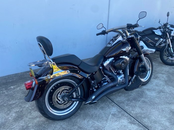2014 HARLEY-DAVIDSON FLSTF FAT BOY Purple