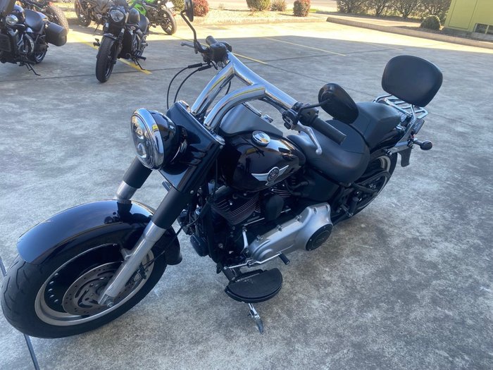 2014 HARLEY-DAVIDSON FLSTF FAT BOY Purple