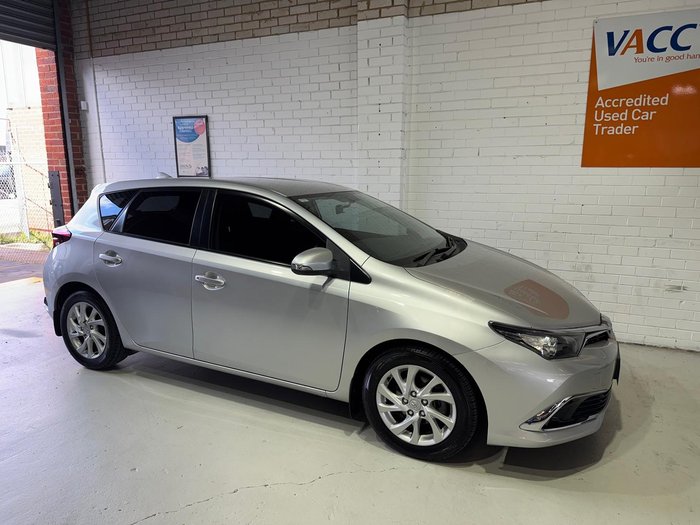 2016 Toyota Corolla Ascent Sport ZRE182R Silver Pearl