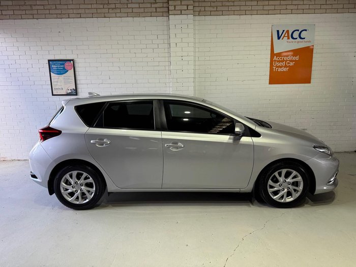 2016 Toyota Corolla Ascent Sport ZRE182R Silver Pearl