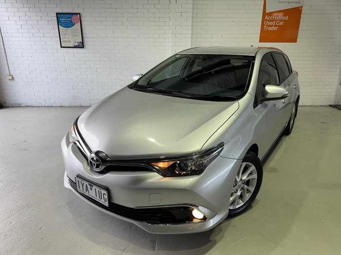 2016 Toyota Corolla Ascent Sport ZRE182R Silver Pearl