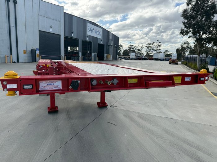 2025 CIMC 40' Drop Deck Skeletal 
