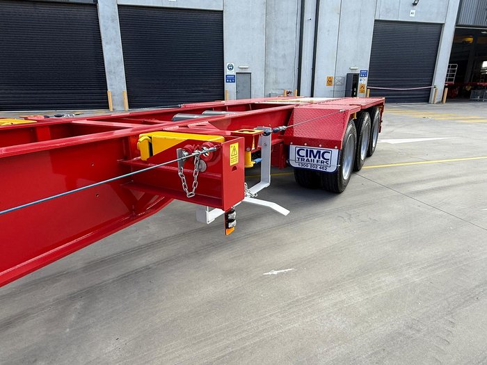2025 CIMC 40' Drop Deck Skeletal 