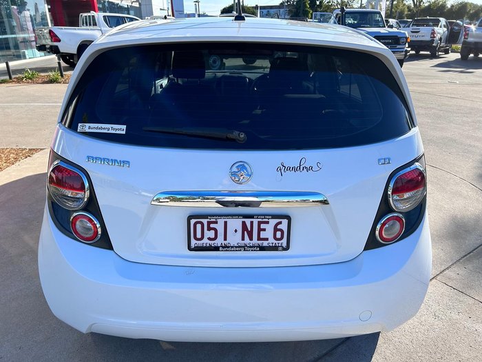 2015 Holden Barina CD TM MY15 Summit White