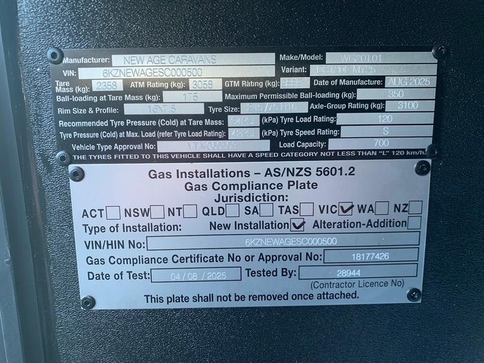 2025 Traveller Track 20'