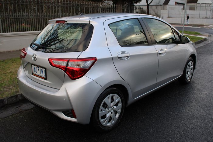 2018 Toyota Yaris Ascent NCP130R Silver Pearl