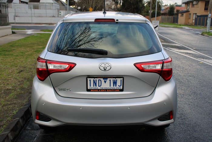 2018 Toyota Yaris Ascent NCP130R Silver Pearl