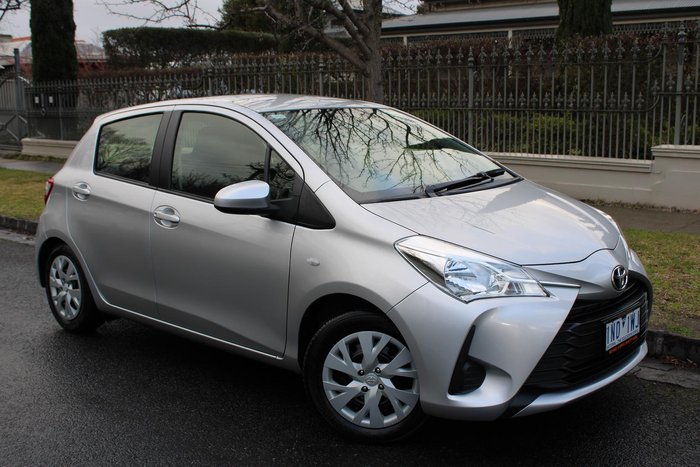 2018 Toyota Yaris Ascent NCP130R Silver Pearl