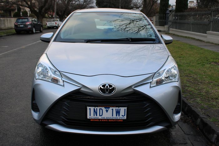 2018 Toyota Yaris Ascent NCP130R Silver Pearl