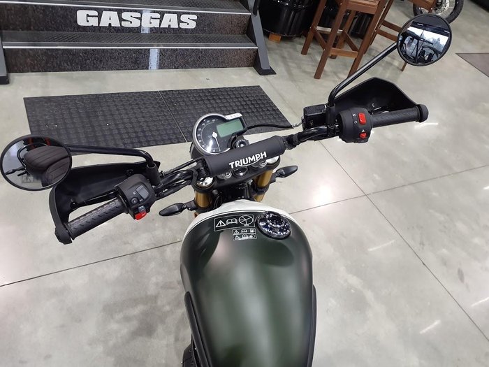 2025 Triumph Scrambler 400 X Scrambler Green