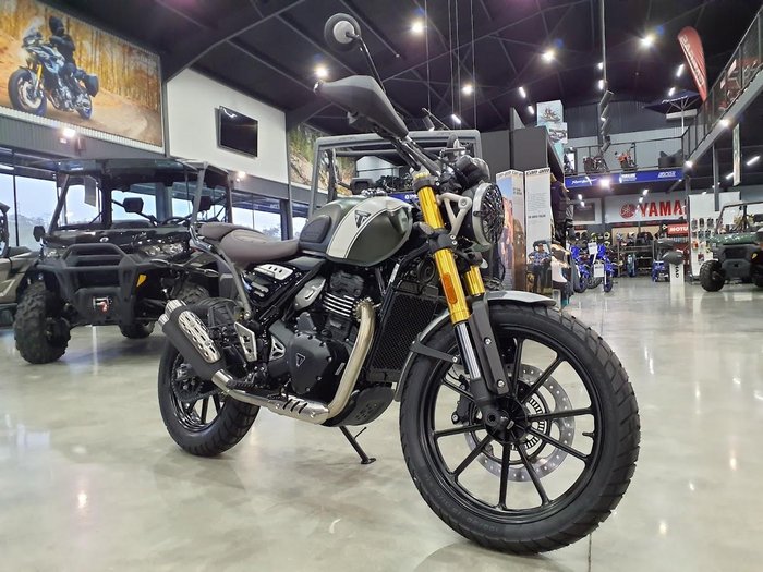 2025 Triumph Scrambler 400 X Scrambler Green